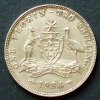 Australien 1 Florin = 2 Shillings S.18 / 925er Silber, 11,31g / Georg V. - Staatswappen