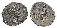 Hadrian AD 117-138, AR Denarius (19mm, 3.28g) Rome