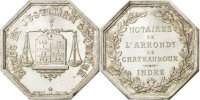 Tokens Token Tokens Jetons Notaires de l'arrondissement Châteauroux, Jeton, Lerouge 85