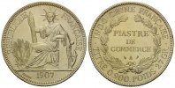 Französisch-Indochina, Piaster Piastre de Commerce,
