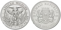 Somalia, 1000 Shillings African Wildlife - Elefant,