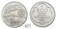 Ungarn 500 Forint 1990 stgl. Zwei Residenzen 48.50 &pound; 