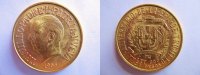 Dominikanische Republik 30 Pesos 25 Jahre Äre TRUJILLO, GOLD,