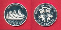 Togo 1000 Francs 2000 Polierte Platte Proo...