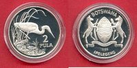 Botswana 2 Pula 1986 Polierte Platte Proof...