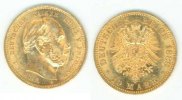 Deutsches Kaiserreich, Preußen 10 Mark Wilhelm I. (1858/61-1888): 10 Mark 1888 A