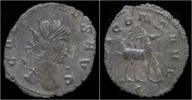 Roman antoninianus Gallienus billon antoninianus Goat standing right