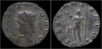 Roman antoninianus Gallienus billon antoninianus Jupiter standing left