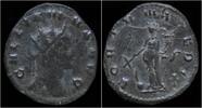 Roman antoninianus Gallienus billon antoninianus Fortuna standing left