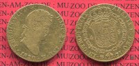 Mexico 4 Escudos Gold Mexico 4 Escudos Gold 1820 M GI, Ferdinand VII.