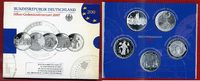 Bundesrepublik Deutschland, Germany FRG 5 x 10 Euro Silber Gedenm&uuml;nzense... 101.64 &pound; 