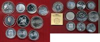 Niederlande, Spanien, Portugal, Finland Lot Euro Silber, 10 M&uuml;nzen 2002 ... 146.72 &pound; 