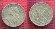 Hessen 5 Mark Silberm&uuml;nze 1891 gutes sehr sch&ouml;n kl. rdf nicht gereinigt ... 751.28 &pound; 