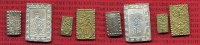 Japan Shu + Bu aus Silber und Nishu + Nibu aus Gold Japan Das Gold & Silber der Schogunen, komplettes Set, Shu, Bu, Nishu & Nibu