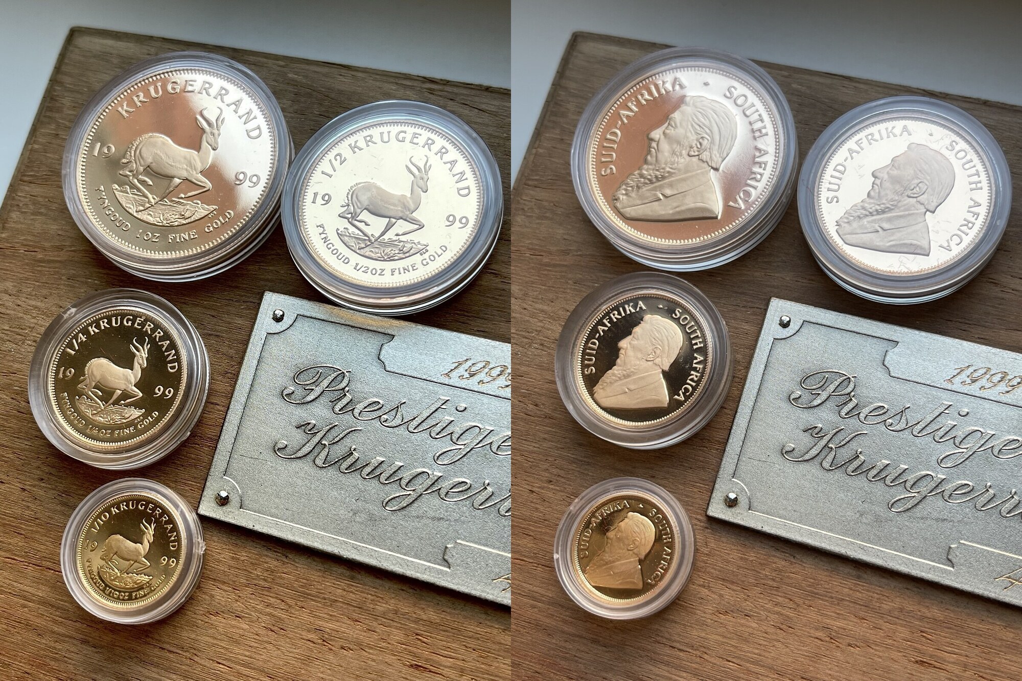 S Dafrika Krand Krugerrand Proof Prestige Set Coins Gold Ma Shops