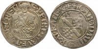 Regensburg-Bistum 1/2 Batzen Johann III. von Pfalz-Simmern 1507-1538.