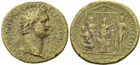 ROM, KAISERZEIT Dupondius 88. Sch&ouml;n-sehr sch&ouml;n DOMITIANUS 241.96 &pound; 