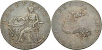 BRITISCHE TOKEN Cu Token 1793 Sehr sch&ouml;n HAMPSHIRE: EMSWORTH 52.79 &pound; 