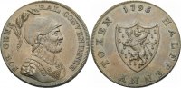 BRITISCHE TRADE TOKEN Halfpenny 1795 Sehr sch&ouml;n MIDDLESEX, POLITICAL & S... 53.03 &pound; 