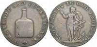 BRITISCHE TRADE TOKENS Cu. Halfpenny o. J.  Sehr sch&ouml;n NORFOLK: NORWICH 35.35 &pound; 