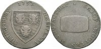 BRITISCHE TRADE TOKEN AE Halfpenny 1793 Sehr sch&ouml;n SHROPSHIRE: SHREWSBURY 26.52 &pound; 