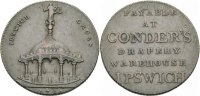 BRITISCHE TRADE TOKEN AE Halfpenny 1794 Sehr sch&ouml;n IPSWICH 35.35 &pound; 