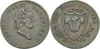 BRITISCHE TRADE TOKEN Cu Farthing 1793 Sehr sch&ouml;n SOUTH WALES: GENERAL C... 17.68 &pound; 