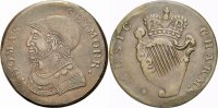 GROSSBRITANNIEN Cu Halfpenny Token 18. Jh.  Knapp sehr sch&ouml;n IMITATIONS ... 30.86 &pound; 