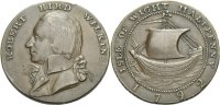 BRITISCHE TRADE TOKEN Cu Halfpenny Token 1792 Sehr sch&ouml;n HAMPSHIRE: NEWP... 30.86 &pound; 
