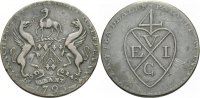 BRITISCHE TRADE TOKEN Cu Halfpenny Token 1793 Knapp sehr sch&ouml;n LANCASHIR... 17.64 &pound; 