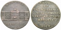 BRITISCHE TRADE TOKEN AE Halfpenny 1794 Knapp sehr sch&ouml;n MIDDLESEX: NEWG... 26.46 &pound; 