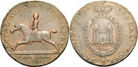 BRITISCHE TRADE TOKEN Cu Halfpenny 1794 Knapp sehr sch&ouml;n SUFFOLK: BLYTHING 22.05 &pound; 