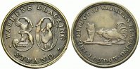BRITISCHE TRADE TOKEN Cu Farthing 19. Jh.  Sehr sch&ouml;n LONDON (MIDDLESEX) 30.86 &pound; 