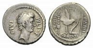 ROM Denar c. 40 v. Chr.  Gutes sehr sch&ouml;n-sehr sch&ouml;n AUGUSTUS, als OCTAV... 1146.39 &pound; 