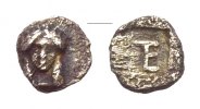 GRIECHISCHE MÜNZEN AR Tetartemorion IONIEN: KOLOPHON