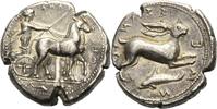 SIZILIEN, MESSANA Tetradrachme 420 v. Chr....