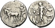 SIZILIEN, SELINUNT Tetradrachme 450 v. Chr. Sehr sch&ouml;n  1631.41 &pound; 