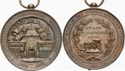 NIEDERLANDE Bronzemedaille 1879 Sehr sch&ouml;n Artilleriefabrik 52.91 &pound; 