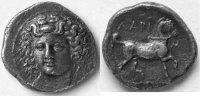 THESSALIEN, LARISA. Didrachme 395-344 v. Chr. Sehr sch&ouml;n  2336.88 &pound; 