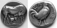 EUBOIA, KARYSTOS. Stater 300-250 v. Chr. Sehr sch&ouml;n  1322.76 &pound; 