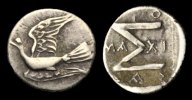 GREECE, PELOPONNESOS GR-BUUQ - PELOPONNESOS - Sikyonia, Sikyon AR Hemidrachm, c251-146BC, c16mm, c1.9