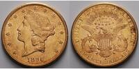 USA 20 $<br> 30,09g<br>fein<br>34 mm Liberty, San Francisco 1896 S Gold, (Coronet Head Double Eagle)