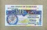 Guernsey 10 Pounds ND (1980-89 ) P.50b - Major General Sir Isaac Brock KB 1769-1812 - unc / GEM UNC