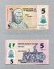 Nigeria 5 Naira 2011 P.38b/Polymer unc/kassenfrisch 0.87 £  +  5.64 £ shipping