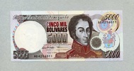5.000 Bolivares 14.3.1996 Venezuela P.75b unc/kassenfrisch