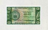 WESTERN SAMOA 1 Tala P.16 r - offizieller Nachruck der Bank of Samoa - -