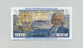 Saint Pierre Miquelon 5 Francs P.22 -