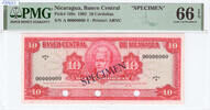 Nicaragua 10 Cordobas 1962 PMG66EPQ 260.09 £  +  43.35 £ shipping