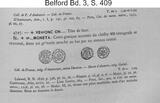 Frankreich Triens, Tremissis 600-650 AD MEROVINGIANS, Amecourt? AV Tremissis (sehr selten - unediert) VF-EF