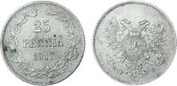 Finnland Nikolaus II (Russland) 1894-1917 25 Penniä 1917 vz-unz